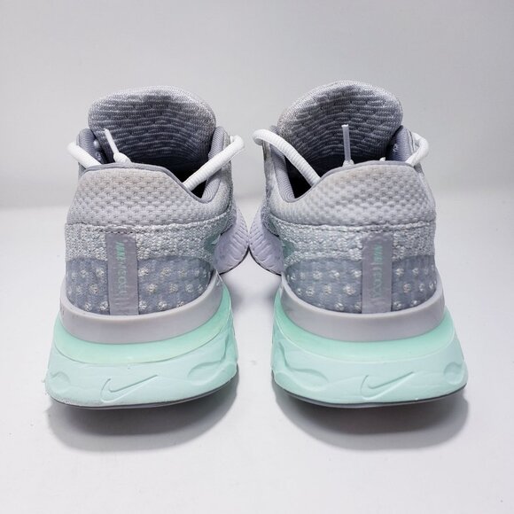 Nike React Infinity Run Flyknit 2 Running Shoes Gray/Mint Womens 7.5 - Picture 3 of 9